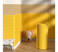 OAKVYNE Cojín Pared 3D Anti-Golpes para Niños Autistas, Paneles Tapizados Adhesivos Cabecero, Protector Pared para Sala De Juegos, Seguridad Infantil(A,20 * 200cm/7.87 * 78.74in)