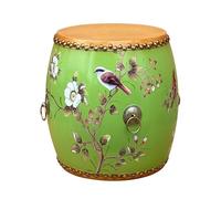 OAKVYNE Taburete de Tambor Chino de Cerámica Pintado a Mano, Estilo Chino, Decorativo, para Interior/Exterior, Sala, Dormitorio, Patio(14)