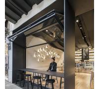 OAKVYNE Ventana De Servicio Plegable Y Corredera con Doble Apertura, Fabricada En Aluminio con Cerradura, Personalizable para Food Trucks Y Cocinas Profesionales(20x28in/50.8x71.1cm)