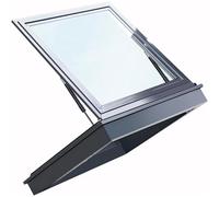 OAKVYNE Ventanas Skylight para Techo, Claraboya De Techo En Aleación De Aluminio, para Techo Inclinado O Plano, Cubierta para Ático/Pasillo/salón/Escalera, Tamaño Personalizable(70x55cm/27.6x21.7in)