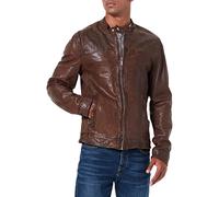 Oakwood 60901 - Chaqueta impermeable de manga larga para hombre, Color Marrón, Talla X-Small