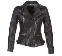 Oakwood Cazadora de cuero VIDEO in Negro EU L