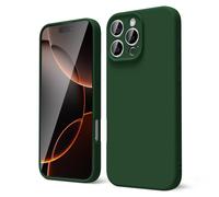 OAKXCO para iPhone 16 Pro Phone Case Liquid Liquid Liquid Slim Soft Rubber Gel Tpu Plain Protective Simple Cover for Women Girl Lindo Matte Color sl