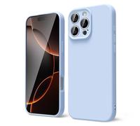 OAKXCO para iPhone 16 Pro Phone Case Liquid Liquid Liquid Slim Soft Rubber Gel Tpu Plain Protective Simple Cover for Women Girl Lindo Matte Color