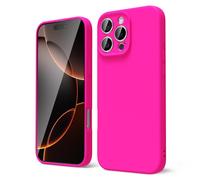OAKXCO para iPhone 16 Pro Phone Case Liquid Liquid Slim Gel Slim Soft Rubber Gel Tpu Plain Protective Simple Cover for Women Girl Lindo Matte Color s