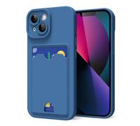 Oakxco per iPhone 13 Mini custodia con supporto per carta Casa di telefono a portafoglio silicone carino con slot di credito Slot morbido Sciplo sott