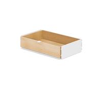 Oakywood Cajón Modular Grande - Organizador de Escritorio de Madera Maciza con Cajones - Almacenamiento para Documentos y Suministros - para Oficina en Casa - Roble Blanco - Único