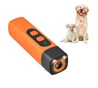 Oamger Anti Ladridos Perro, Anti Ladridos Perro Ultrasónico Potente, Alcance De 8 m, Dispositivo Ultrasónico Recargable Portátil con Linterna LED (1 artículo)