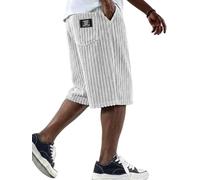 Oanviso Hombre Pantalones Cortos De Pana Verano Short Pantanlóns Jogging Casual Bermudas con Bolsillos Shorts Pantanlón para Fitness Deportivos Correr