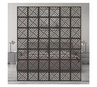 OAOAO El Panel Colgante del Divisor del Sitio for la decoración de Ministerio del Interior, tamaño 11,4" x 11,4", 1-100 PC Disponibles(Black,20Pcs)