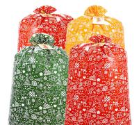 OAOCOLOR Bolsas de regalo de Navidad extragrandes de 56 x 36 pulgadas, 4 unidades
