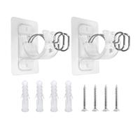 OAOSDH 1 Par De Soportes De Varilla De Cortina, Soportes Transparentes, Soportes Autoadhesivos, Accesorios para El Hogar, Soportes Ajustables.