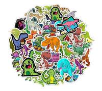 OAOSDH 100 Pegatinas De Dinosaurios, Pegatinas De Animales De Dibujos Animados, Juguetes para Niños, Pueden Decorar Maletas, Refrigeradores, Botellas De Agua.