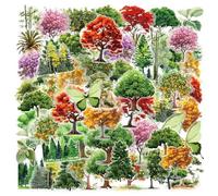 OAOSDH 100 Pegatinas De La Jungla, Pegatinas Impermeables, Pegatinas De Plantas, Que Pueden Decorar Fundas De Teléfonos Móviles, Tazas De Agua Y Maletas.