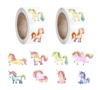 OAOSDH 1000 Pegatinas De Caballos De Arco Iris, Lindas Pegatinas De Dibujos Animados, Pegatinas De Recompensa para Niños, Pegatinas De Niñas, Pegatinas Decorativas.