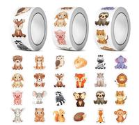 OAOSDH 1500 Pegatinas De Animales, Lindas Pegatinas De Dibujos Animados, Pegatinas para Niños, Tarjetas Decorativas, Embalaje De Regalos, Botellas De Agua, Álbumes De Recortes.