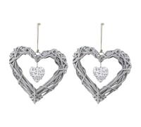 OAOSDH 2 Piezas De Adornos Coles En Forma De Corazón, Adornos Coles De Artesanía, Adornos Coles Creativos, Decoración del Hogar, Adornos Coles Simples Y Versátiles.