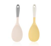 OAOSDH 2 Piezas De Cuchara De Arroz De Silicona, Cuchara De Arroz Resistente A Alta Temperatura, Cuchara De Arroz Duradera, Herramientas De Cocina, Cuchara De Mezcla, Accesorios para Hornear.