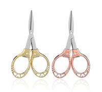 OAOSDH 2 Piezas De Tijeras Plegables, Tijeras Portátiles, Tijeras De Acero Inoxidable, Accesorios Hechos A Mano, Tijeras Multifunción.