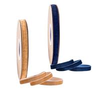 OAOSDH 2 Rollos De Cinta De Terciopelo, Materiales Artesanales De Bricolaje, Adecuados para Envolver Regalos, Coser Decoración, Hacer Joyas