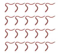 OAOSDH 20 Piezas De Gusanos Simulados, Lombrices De Tierra Artificiales Suaves Y Elásticas, Accesorios De Bromas, Juguetes Personalizados, Divertidos Cebos Falsos De Pesca.