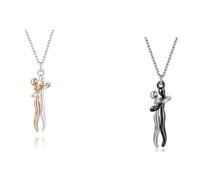 OAOSDH 3 La Madre Y El Niño Abrazo Cadenas, Pequeños Coles, De La Familia De Temática Accesorios, Sencillos Collares-Regalos para Las Mujeres.