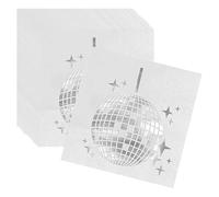 OAOSDH 40 Hojas De Tejidos Temáticos De Discoteca, Tejidos Decorativos De Mesa De Comedor, Tejidos De Fiesta Vintage, Tejidos Creativos De Patrones.