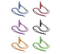 OAOSDH 6 Piezas De Silbato con Cordones, Silbato De Entrenamiento para Perros, Herramientas Auxiliares De Entrenamiento para Perros, Silbato De Plástico, Suministros para Mascotas.