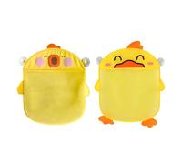 OAOSDH Bolsa De Almacenamiento De Juguetes para Baño De 2 Piezas con Red De Almacenamiento para Bañera con Ventosa, Se Puede Colgar para Drenar El Agua, Adecuada para Piscinas Y Playas.