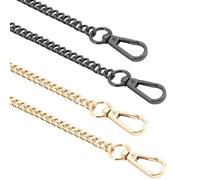 OAOSDH Cadena De Metal De Bolsas De 2 Piezas, Correa De Reemplazo De Bolsas, Correa De Hombro Simple Y Versátil, Accesorios De Bolsas para Mujeres.