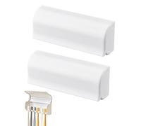 OAOSDH Estante De Almacenamiento para Cepillos De Dientes De 2 Piezas, Soporte para Cepillos De Dientes Montado En La Pared, Estante De Baño, Soporte para Cepillos De Dientes A Prueba De Polvo