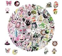 OAOSDH Pegatizas De Graffiti De Anime De Anime De 100 Piezas, Lindas Caricaturas Estéticas, Pegatinas Divertidas para Álbumes De Recortes, Decoración De Cuaderno De Guitarra De Equipaje De Bricolaje.