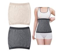 OAOSDH Pretina Elástica De 2 Piezas, Protección De La Cintura, Soporte Lumbar, Pretina Transpirable, Pretina Cálida, Pretina Suave