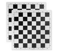 OAOSDH Tabla De Ajedrez De 2 Piezas, Tablero De Ajedrez Plegable, Tablero De Ajedrez Portátil, Accesorios para Juegos De Mesa.