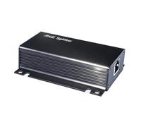 Oaqmvgin Divisor POE industrial 802.3af/at/bt 72W 24V salida 0-100m IP40 | Montaje en pared o carril DIN, protección IP40 y MTBF de 100000 h que ofrecen una potencia PoE estable en instalaciones