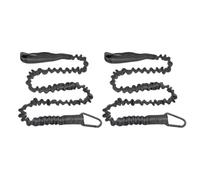 Oaqmvgin Paquete de 2 correas de remo para kayak, cordón en espiral de 3 a | Correa ultraligera y de bajo ruido que minimiza el ruido del casco y el arrastre; el diseño compacto en espiral se mantiene