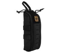 OAREA Bolsa táctica for botiquines de Primeros Auxilios, Bolsa Molle, Mini riñonera for Acampar al Aire Libre, Herramienta de Supervivencia, Paquete EDC(BK)