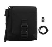 OAREA Bolsa táctica Molle, Chaleco de Caza, subbolsa, Soporte for Walkie Talkie, Almacenamiento de revistas, Bolsa GP(BK)