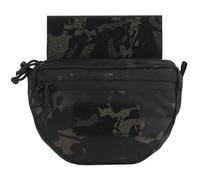 OAREA Bolsa táctica Sub, Chaleco de Caza, riñonera, Bolsa for el Vientre, Chaleco Airsoft, Almacenamiento Debajo del Vientre(BCP)