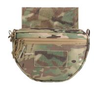 OAREA Bolsa táctica Sub, Chaleco de Caza, riñonera, Bolsa for el Vientre, Chaleco Airsoft, Almacenamiento Debajo del Vientre(CP)