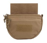 OAREA Bolsa táctica Sub, Chaleco de Caza, riñonera, Bolsa for el Vientre, Chaleco Airsoft, Almacenamiento Debajo del Vientre(T)