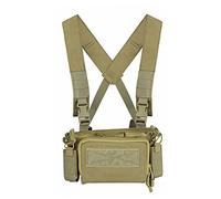 OAREA Camuflaje Chaleco táctico de liberación rápida Airsoft Ammo Pecho Rig 5.56 9 mm Revista Portador Combate Táctico Militar