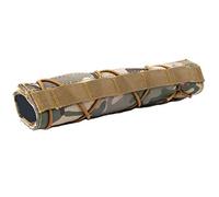 OAREA Caza táctica Airsoft 22 cm / 8.7 ”Silenciador Supresor Espejismo Cubierta de Calor Escudo Manga Escudo Silenciador Protector Baffler Mutlicam