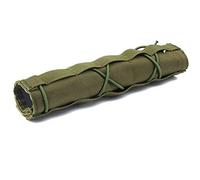 OAREA Caza táctica Airsoft 22 cm / 8.7 ”Silenciador Supresor Espejismo Cubierta de Calor Escudo Manga Escudo Silenciador Protector Baffler Mutlicam