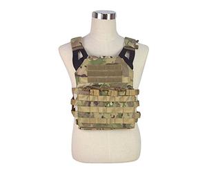 OAREA JPC - Chaleco de nailon para airsoft, paintball, para deportes, combate, caza, tiro, militar, táctico, -, M
