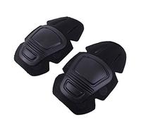 OAREA Juego de rodilleras interpoladas para paintball y airsoft, juego de rodilleras interpoladas para uniforme de combate