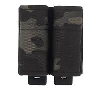 OAREA Tactical 1911 mag Pouch One Double Double Holder Modular Open Top Top mag Carrier Molestar Bolsa Láser Cut Airsoft Caza (Color : MG-F-05-BCP, Size : M)