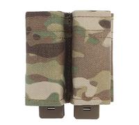 OAREA Tactical 9mm Revista Bolsa de Bolsa Caza Doble mag Pouch Outdoor Molle Pouch Holder Airsoft mag Carrier (Color : MG-F-04-CP, Size : M)