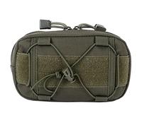 OAREA Tactical Molle Horizontal Admin Fouch Compacto Utility Pouch Gadget Gaden EDC Organizador de la Bolsa de Herramientas for la Revista Flashlight Mapa (Color : BP2020-OD, Size : M)