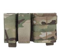 OAREA Táctico Airsoft 5.56 9 mm 1 + 2 Bolsa de Revista Triple Lateral Dibujo rápido Molestar mag Pouch Carrier Chaleco Molle Molle Momo Bolsas de Bolsa (Color : MG-F-06-CP, Size : M)